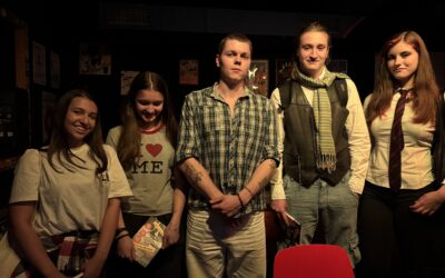 Наши ученици на књижевној вечери норвешког писца Оливера Ловренског